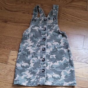 Toddler Girls Camo Jumper